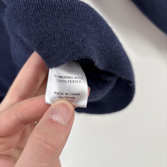 Peter Millar Crown Crafted Excursionist Flex Merino Wool Woman's Large Sweater - Picture 7 of 7